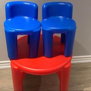 Little Tike table and chairs for kids